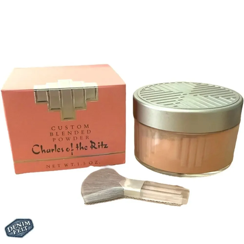 Charles of the Ritz Custom Blended Powder Rose Beige 1.5oz Vintage New in Box